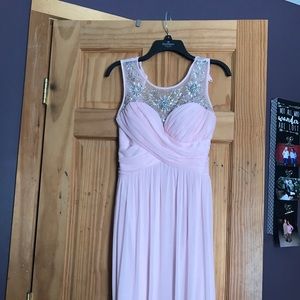 pink prom dress